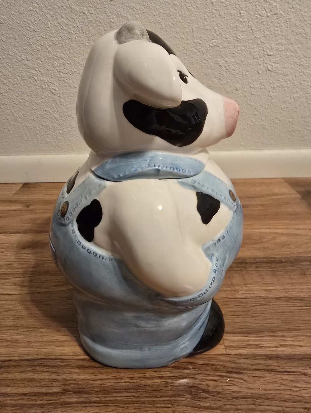 Vintage 1990s Savoy Housewares ceramic Cow Cookie Jar - Picture 6 of 11